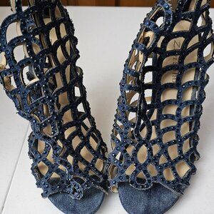 ZIGISOHO DENIM HEELS